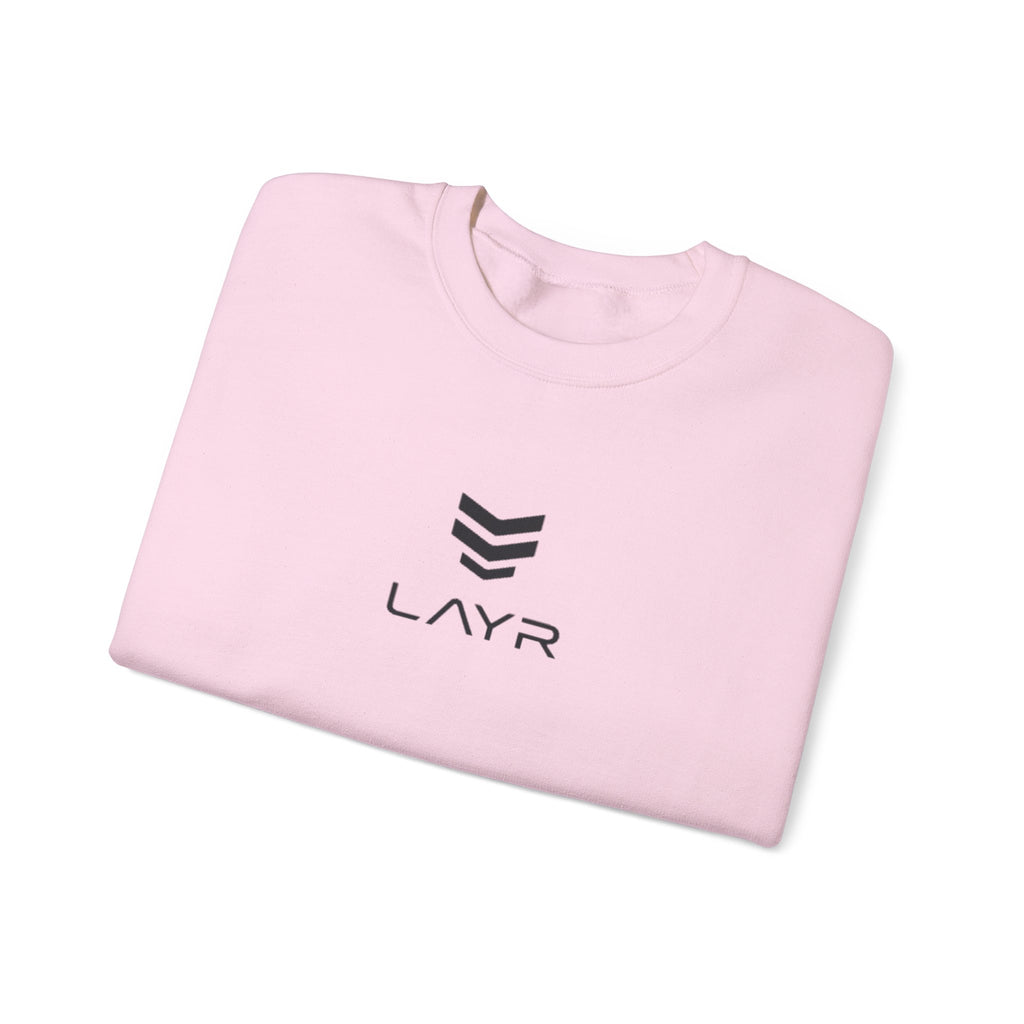 LAYR Logo Crewneck Sweatshirt — Minimalist Streetwear Pullover